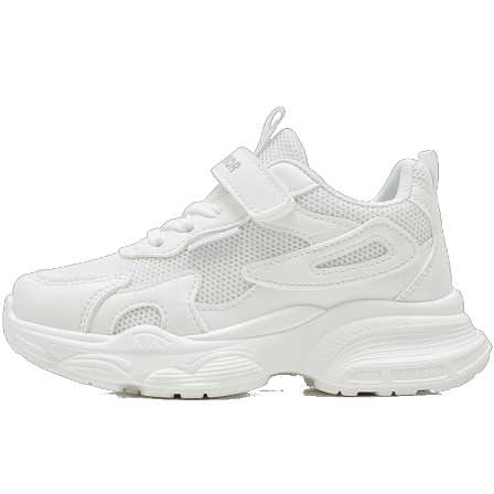 回力儿童运动鞋2025年冬季新款白色女童校园跑步鞋网鞋男童小白鞋