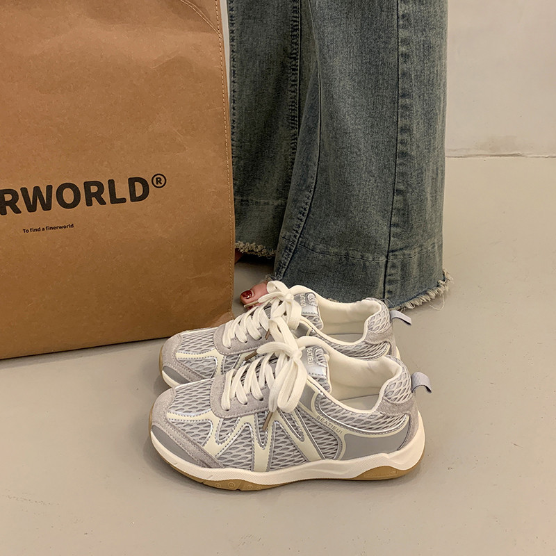 德训鞋女2025冬季新款爆款厚底内增高百搭时尚跑步休闲运动鞋女款主图