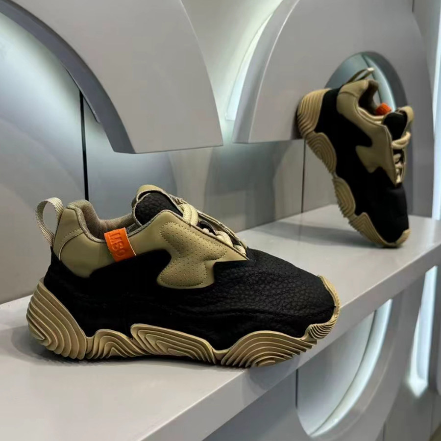 秋冬新款男鞋厚底增高加绒保暖休闲鞋时尚潮流百搭小众潮流老爹鞋主图