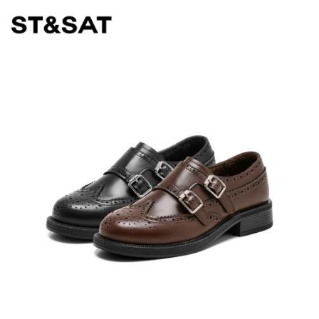 【臻选乐福鞋】复古百搭英伦风乐福鞋2026新款时尚厚底舒适单鞋女