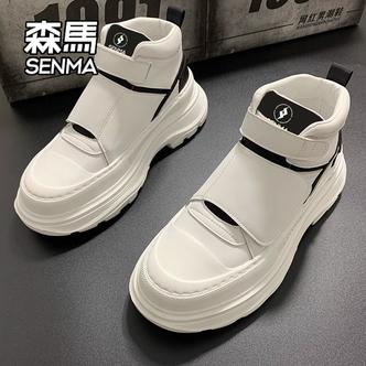 SENMA/森马高帮男鞋2025新款冬季英伦风男款马丁靴潮流百搭休闲鞋主图