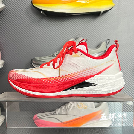李宁2026春季新款赤兔9PRO男女童䨻减震透气跑步运动鞋YKFW040/048