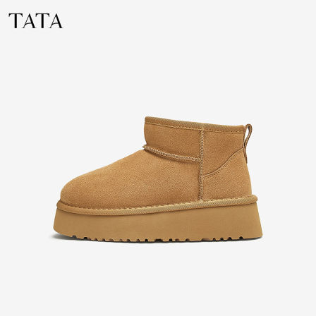 【双旦达播】TATA他她时尚休闲雪地靴女