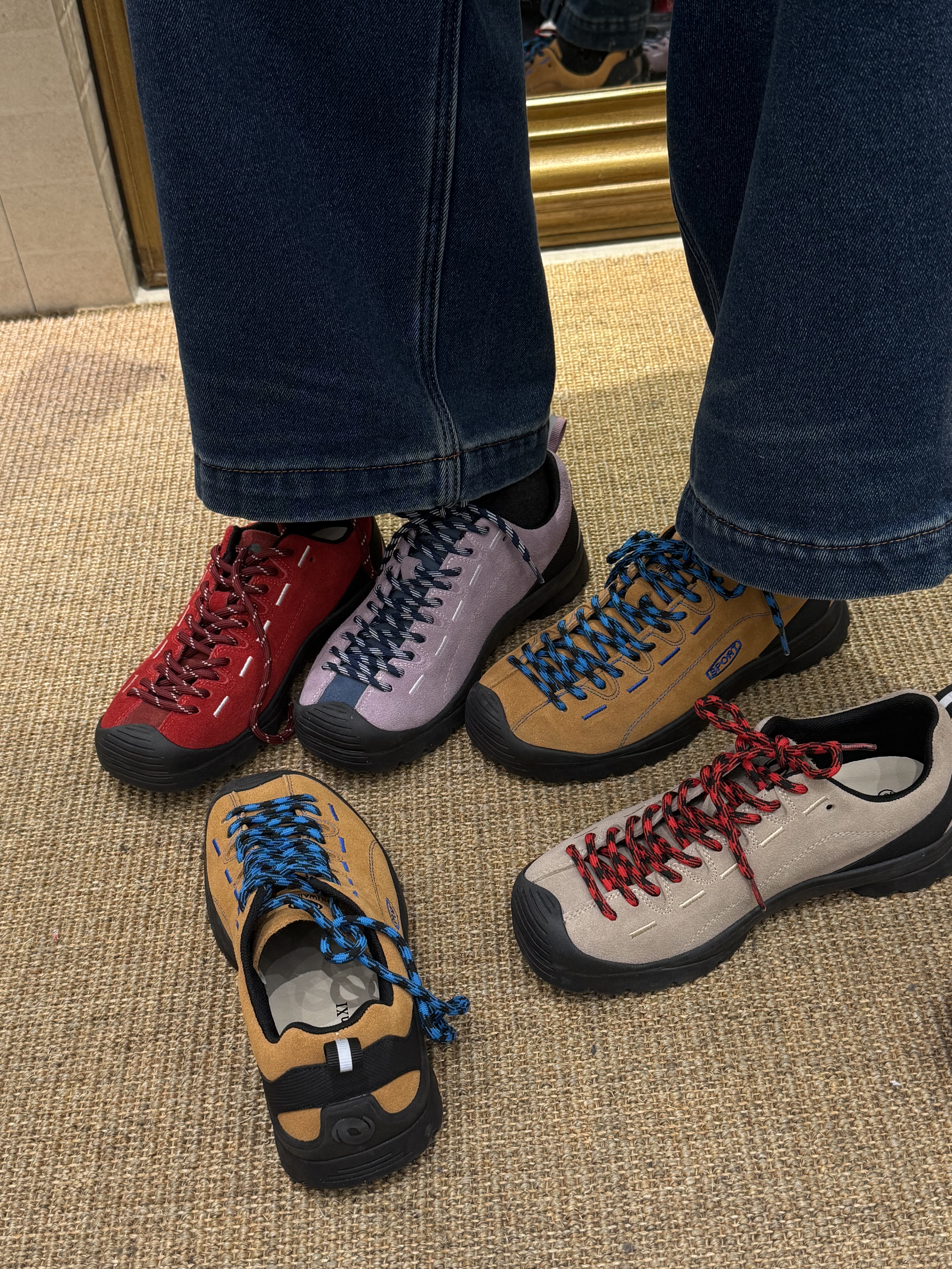 MFX 全牛皮百搭阿甘鞋女2026春四季新款防滑耐磨运动休闲鞋816-5主图