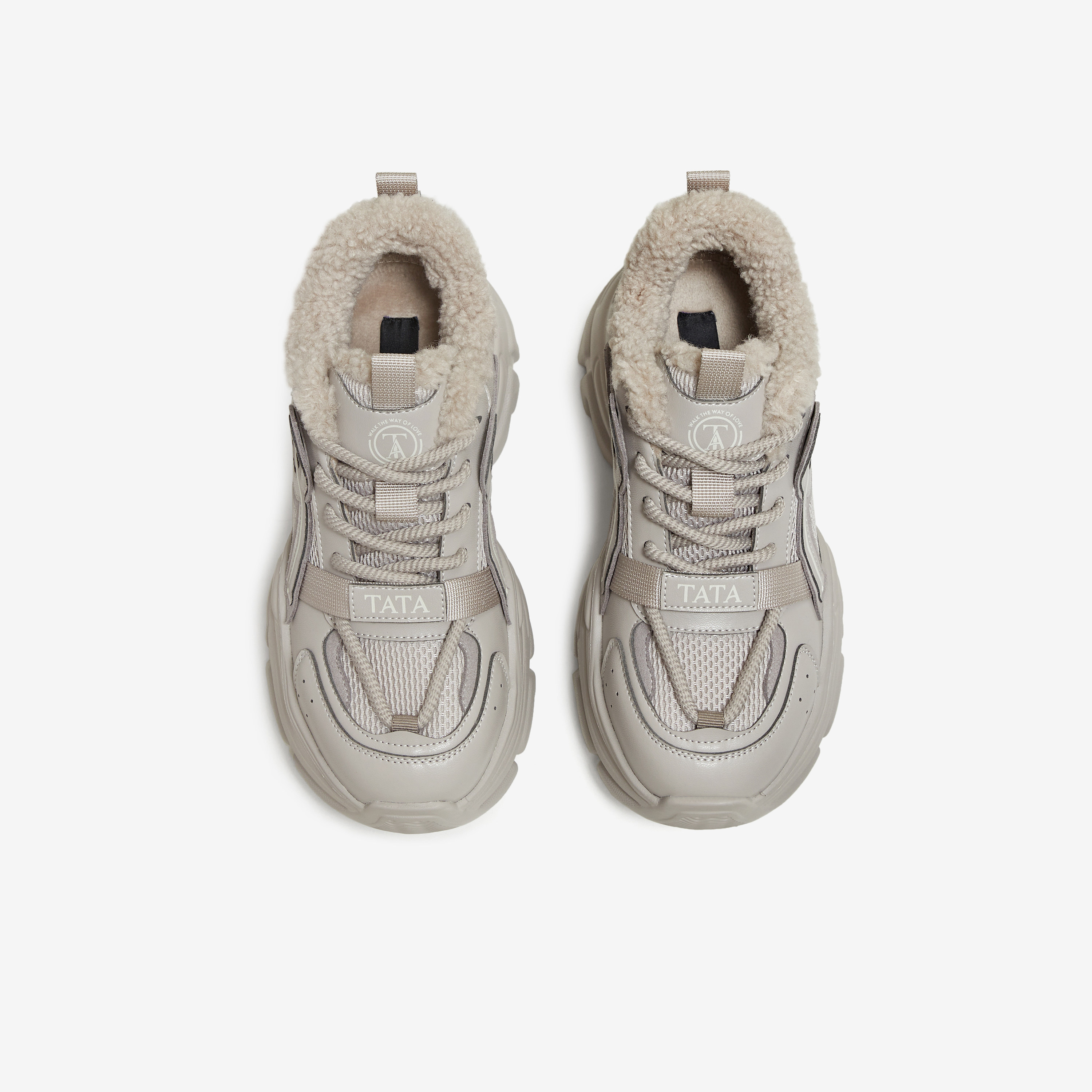 TATA他她女鞋休闲鞋厚底老爹鞋增高运动鞋主图