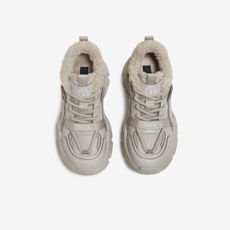 TATA他她女鞋休闲鞋厚底老爹鞋增高运动鞋