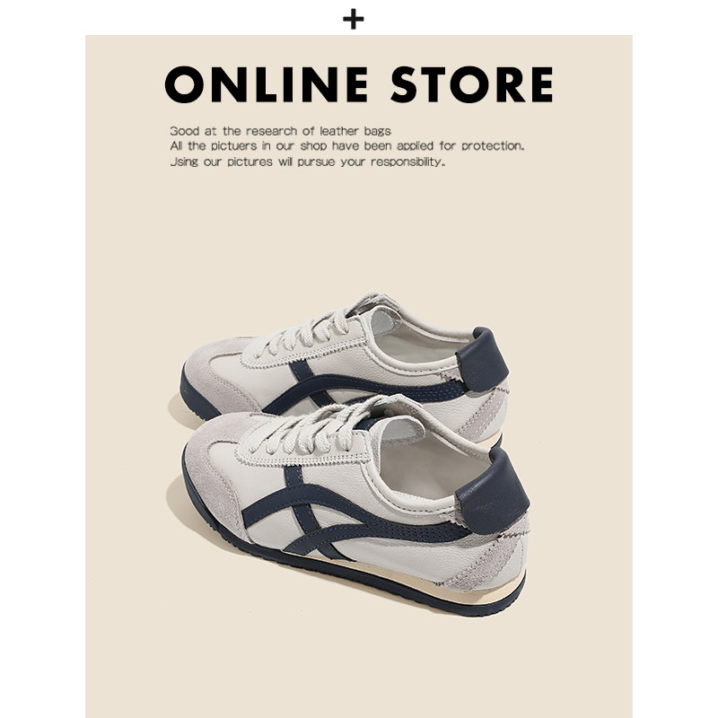 复古德训鞋女20025新款厚底运动休闲板鞋百搭轻便软底跑步阿甘鞋主图