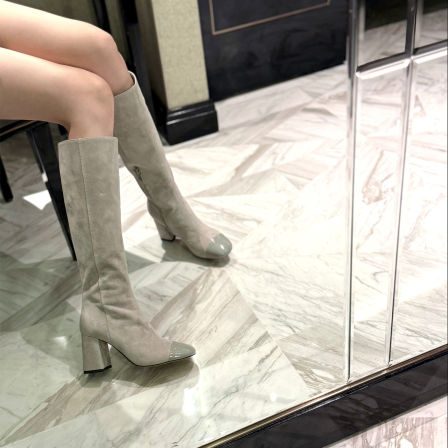 等跑单！！！FUFU【云灰木松】穿了2年的麂皮私靴只有现货一批