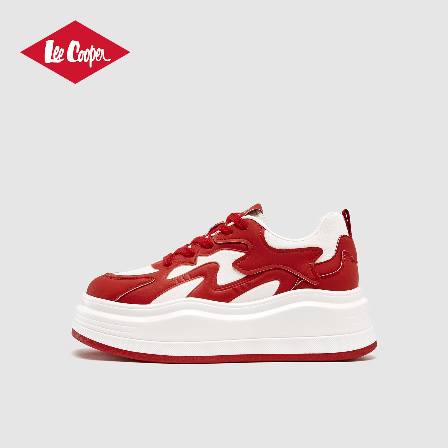 Lee Cooper【马跃生财】2026春季厚底板鞋女新款百搭增高休闲女鞋主图