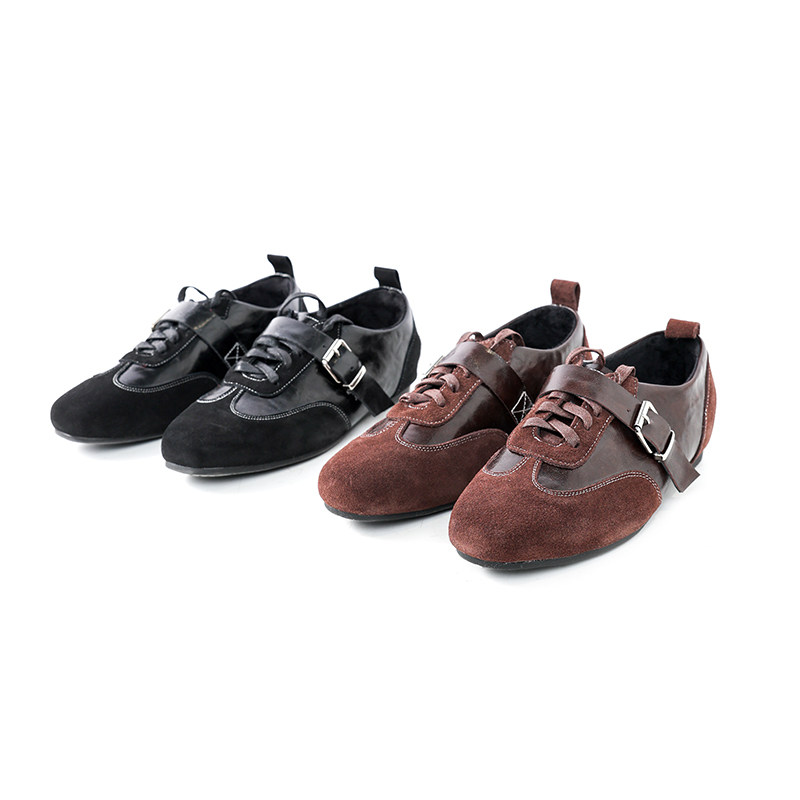 烈儿LIEER「羊皮乐福鞋」超好穿！真皮加绒时髦复古加绒运动鞋主图