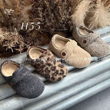 【NQ】【280g棉里】甜甜圈｜娃娃头毛呢博肯鞋3cm22-2962【N】