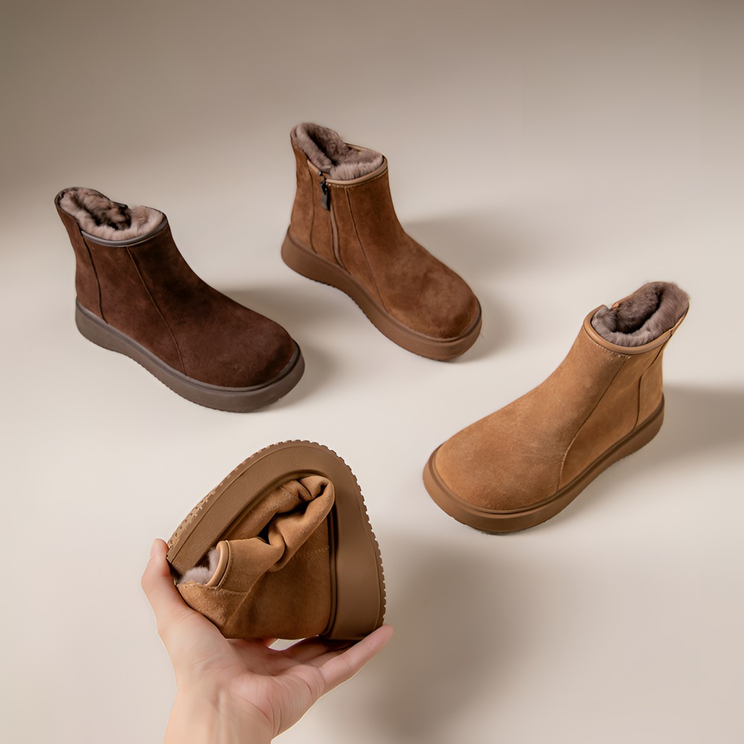 加绒勃肯靴女厚底增高保暖外穿冬款短靴时尚休闲百搭加厚平底冬季主图