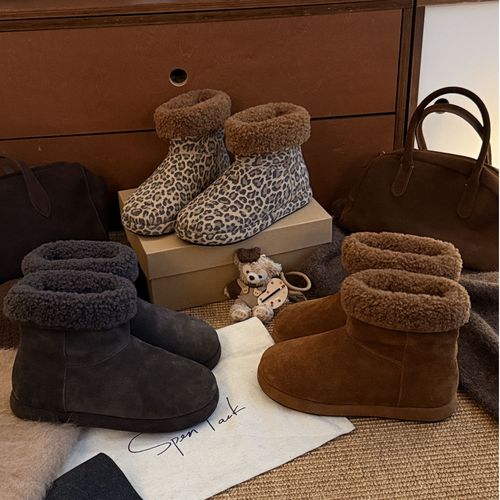 BAO/宝小姐2025冬毛绒厚里短筒保暖韩版百搭舒适时尚韩版雪地靴主图