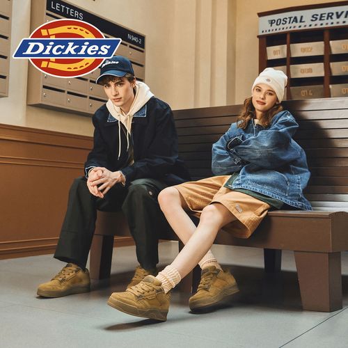 Dickies马年新款情侣加厚街潮时尚休闲高帮休闲板鞋休闲风板鞋主图