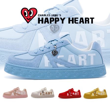 HAPPY HEART查尔斯桃心德训鞋透气秋冬休闲平底鞋琥珀流光童鞋a