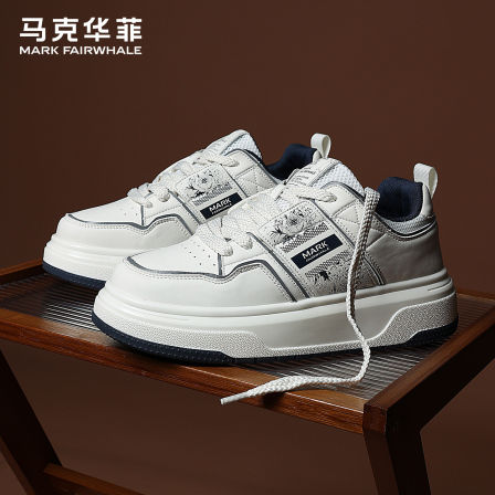 马克华菲小白鞋男款板鞋2026新款鞋子男鞋增高鞋男冬季男士休闲鞋