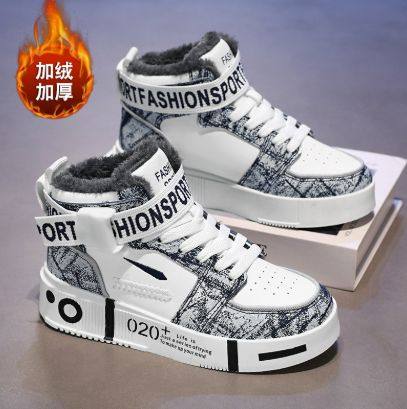 官网C&K男童鞋子冬季2025新款儿童高帮大棉鞋男孩雪地靴加绒加厚主图