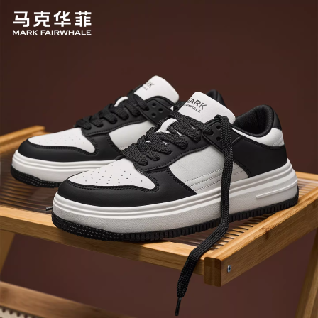 马克华菲熊猫鞋2026春季新款男士运动休闲鞋子小白鞋男款板鞋男鞋