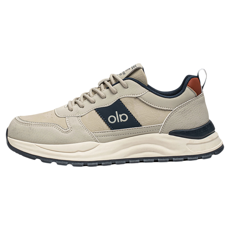 男鞋透气潮牌真皮阿甘板鞋轻便软底青少年学生休闲百搭防滑运动鞋主图