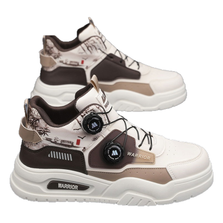 回力板鞋男2026春季新款旋转扣高筒运动休闲鞋防水防滑工装潮鞋男