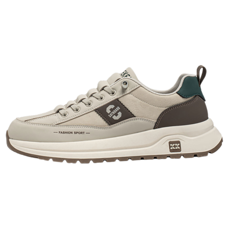 高端男鞋2026春季新款百搭休闲真皮小白鞋男士一脚蹬增高阿甘潮鞋