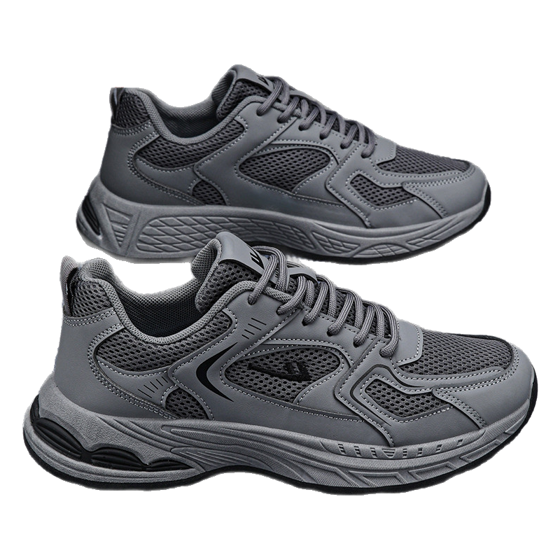 回力男鞋2025春季新款休闲百搭学生透气网面跑步软底运动老爹鞋男主图