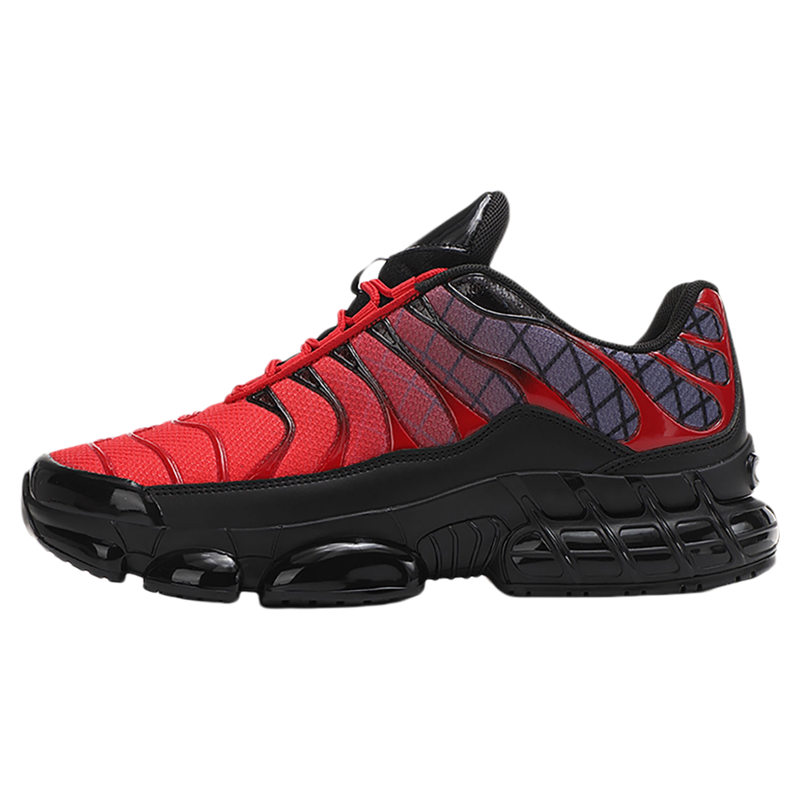 莆田男鞋青少年46大尺码减震气垫运动鞋男款休闲本命年鞋红色老爹鞋主图