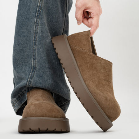 厚底全包勃肯鞋男女复古休闲一脚蹬懒人乐福鞋情侣增高大头穆勒鞋