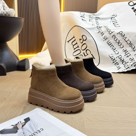 IG/IG现货增高8CM2025冬季时尚百搭爆款潮流高级休闲风女鞋60313