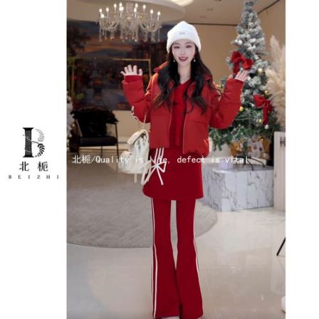 【动感福蝶】时尚百搭羽绒休闲四件装 815831 815832 815833 815834