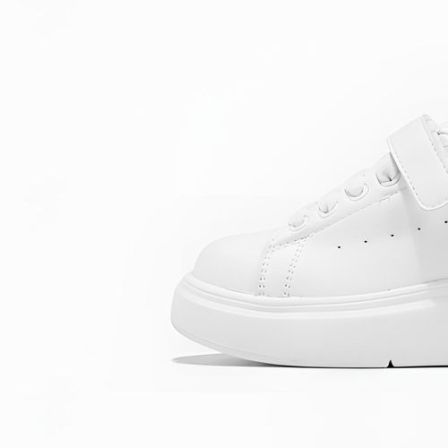 小白鞋0135春秋款儿童时尚学生运动百搭休闲舒适软底板鞋③区