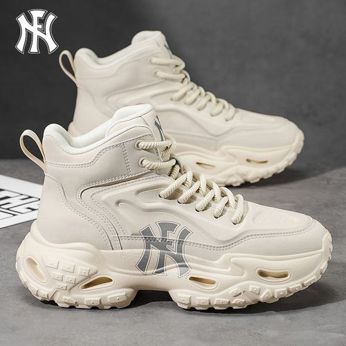 FN马丁靴男款秋冬新款防风软底增高5CM休闲鞋宽楦时尚防水工装鞋主图