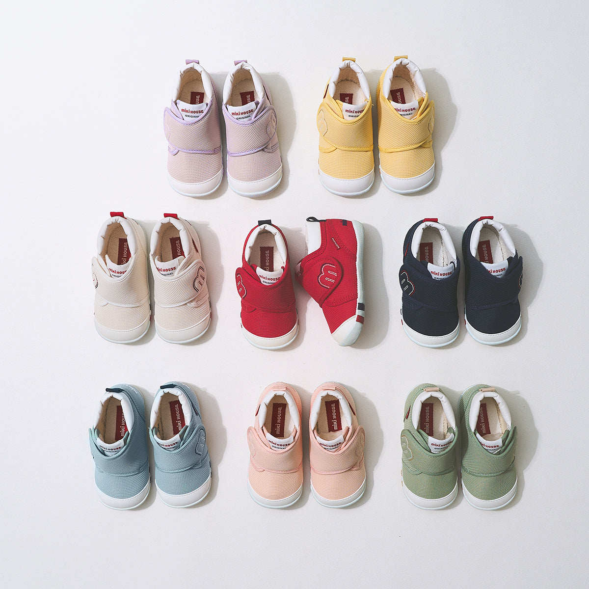 日本新款 mikihouse学步鞋男女宝宝一段获奖鞋日本制10-9327-145主图