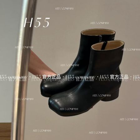 H55女鞋小苹果头气质短靴英伦风时尚百搭女靴小踝靴29-3156【N】