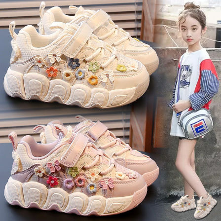 官网C&K童鞋女童2025秋冬季儿童运动鞋女孩加绒二棉鞋公主老爹鞋