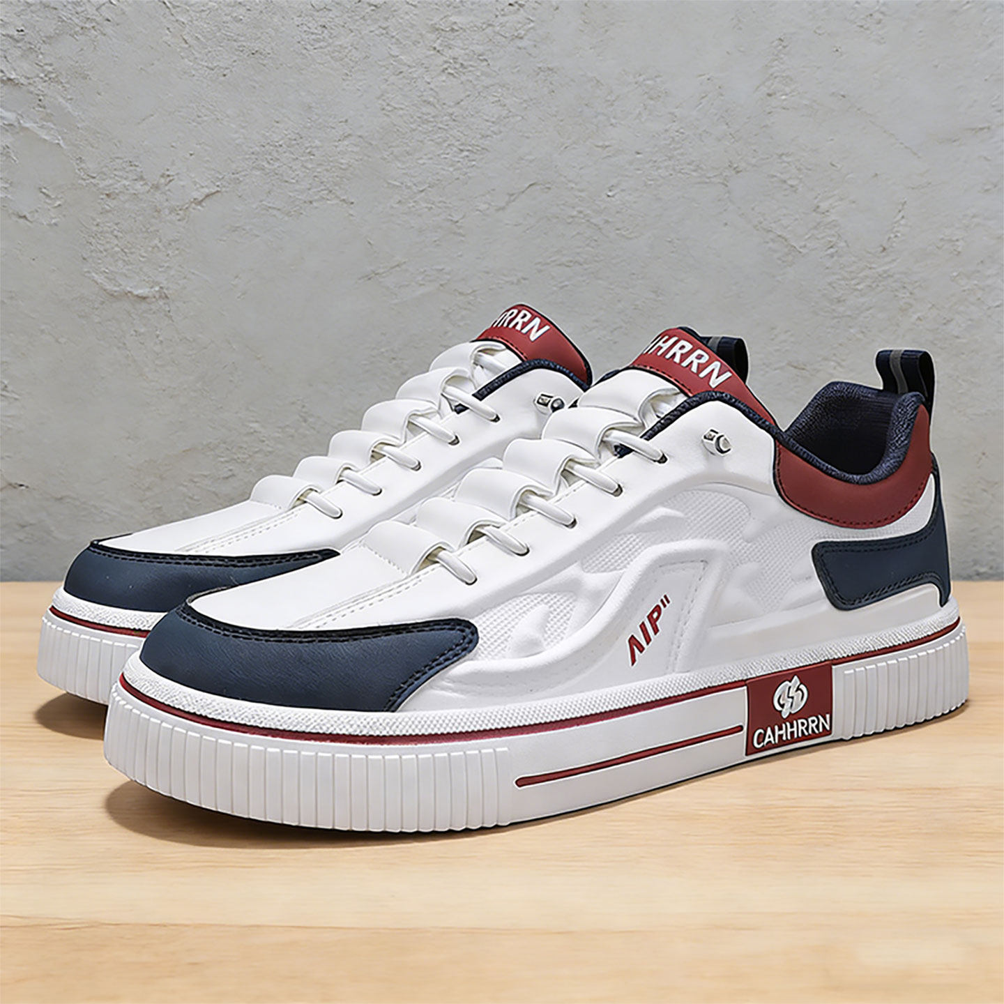 男款鞋子无鞋带懒人一脚蹬休闲真皮小白鞋学生软底高级感百搭板鞋主图