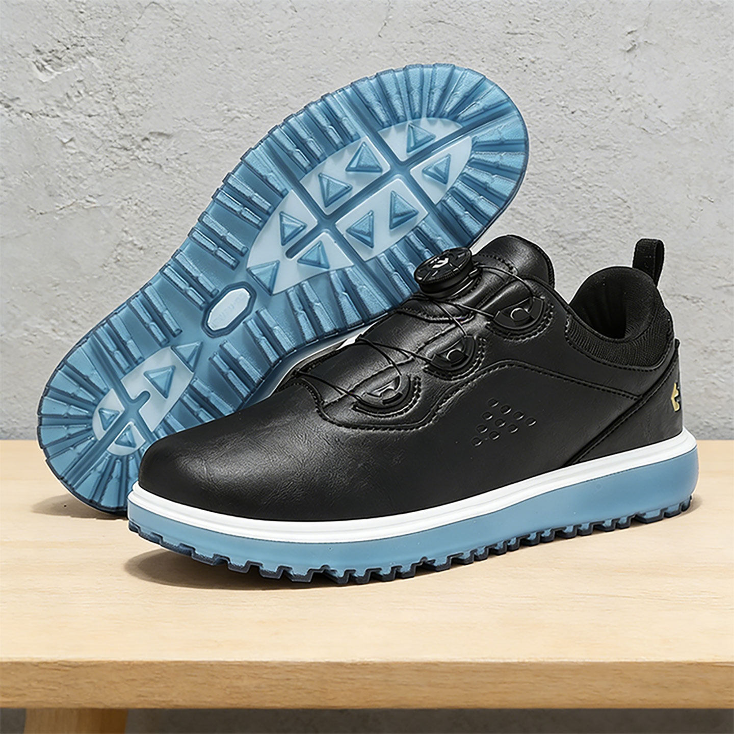 高尔夫球鞋男款透气高级感户外休闲防滑鞋钉旋转扣男士运动小白鞋主图