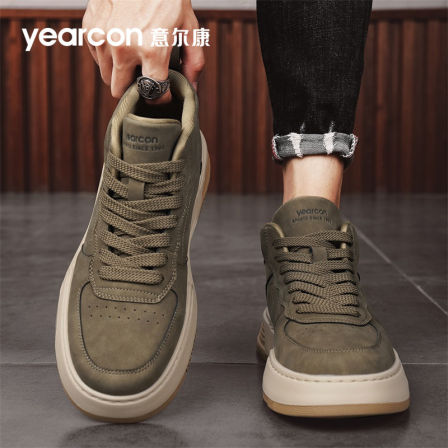 意尔康男鞋2025新款冬季加绒厚东北大棉鞋男士运动鞋高帮休闲板鞋