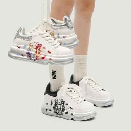 Violentbear/暴力熊潮流百搭休闲情侣时尚潮鞋厚底韩版板鞋