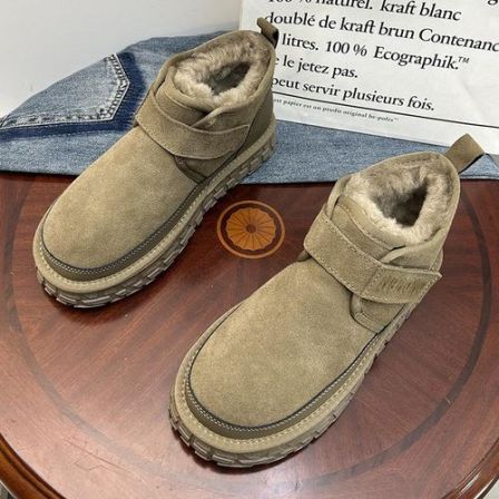 东北大棉靴加绒加厚保暖雪地靴男防水防滑长绒男靴子冬季新款厚底