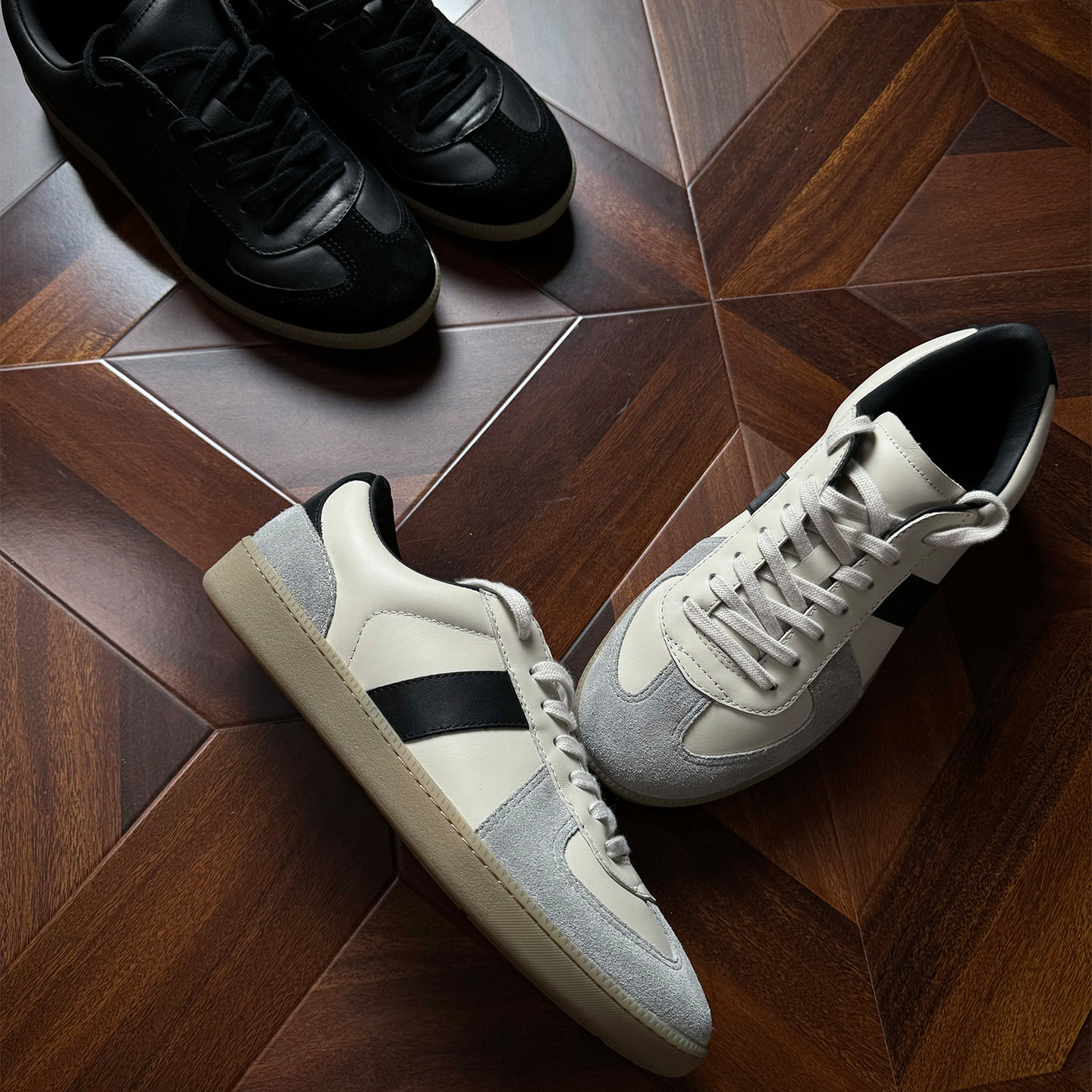 Oclin“德训经典”B01通勤头层牛皮德训运动鞋主图