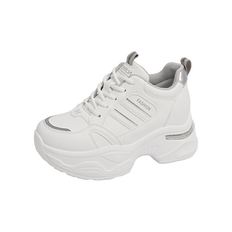 内增高厚底老爹鞋女款2026新款春季真皮女鞋爆款休闲巨好看运动鞋主图