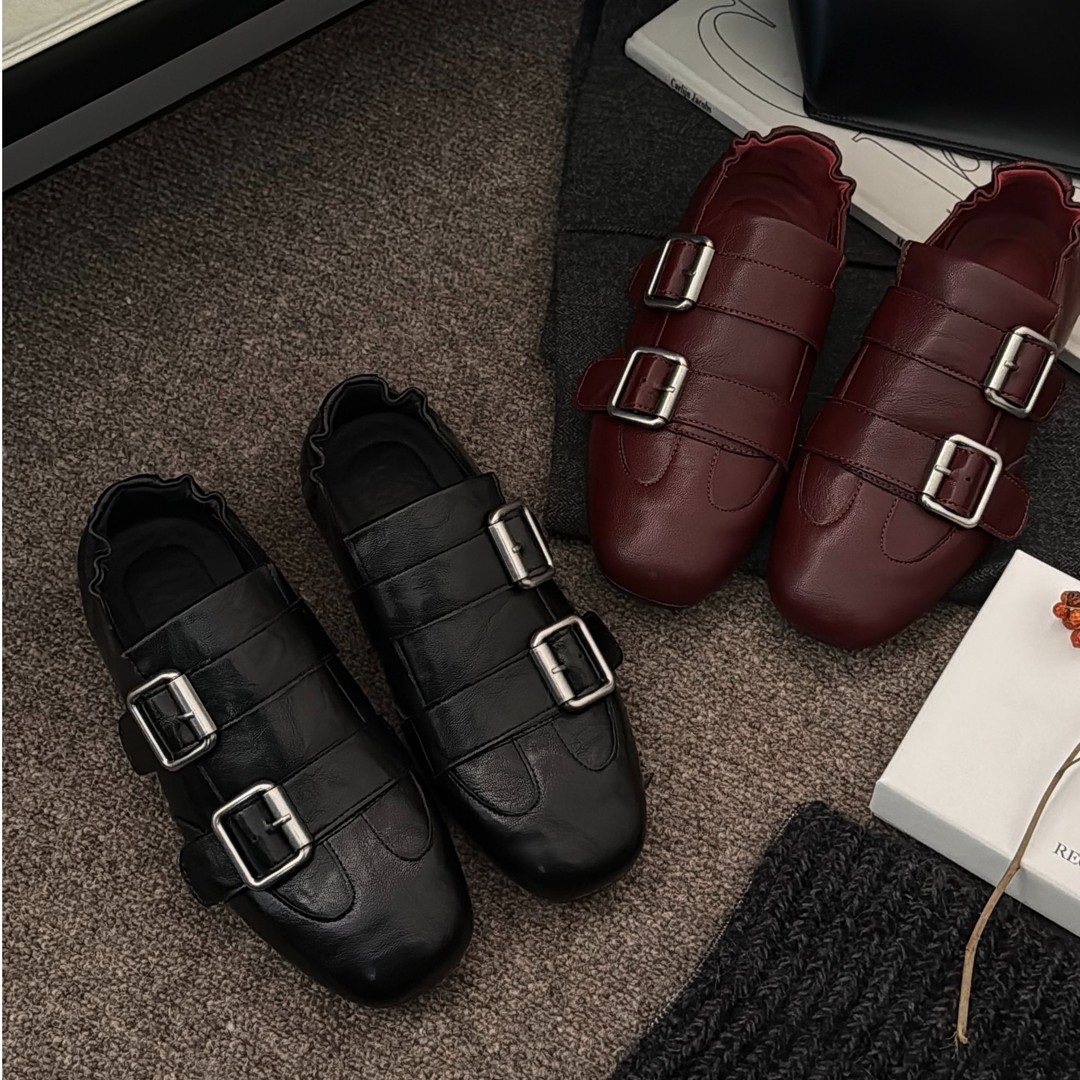 BAO/宝小姐2026春季新款百搭时尚休闲鞋复古软底休闲鞋韩版单鞋主图