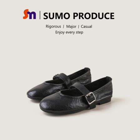 素陌玛丽珍法式复古芭蕾舞鞋一字扣带浅口百搭小皮鞋2025新款6816