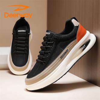 德尔惠夏季网面透气男鞋防臭软底舒适休闲运动防滑百搭时尚休闲鞋主图