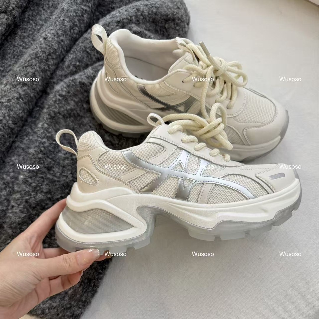 【soso】26ss｜5cm厚底百搭透气时尚ins舒适休闲老爹鞋8928主图