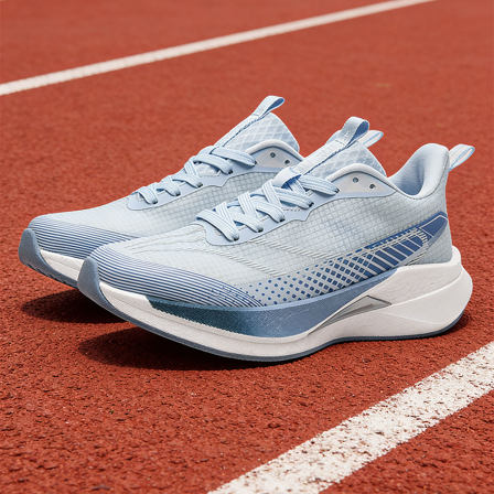 男鞋网面透气初中生男生运动鞋无碳板轻便软底防滑竞速跑鞋男