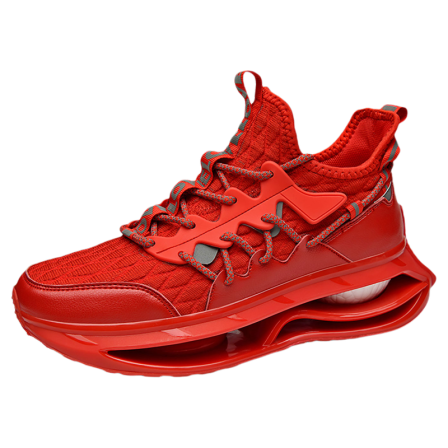 青少年运动鞋男2026马年红鞋本命年男鞋百搭男款厚底减震红色跑鞋