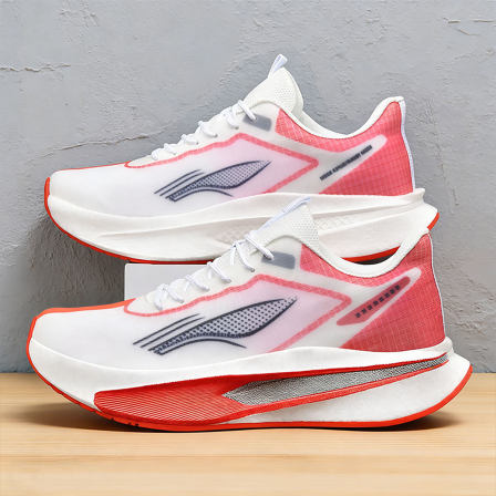 男鞋马年中国红运动鞋男生本命年防滑软底轻便初中生大童减震跑鞋