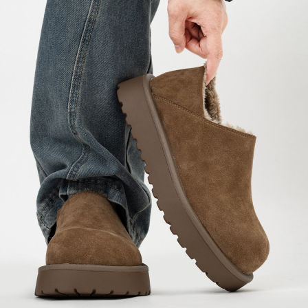 厚底大头乐福鞋男款加绒保暖增高全包小土豆勃肯鞋懒人一脚蹬棉鞋